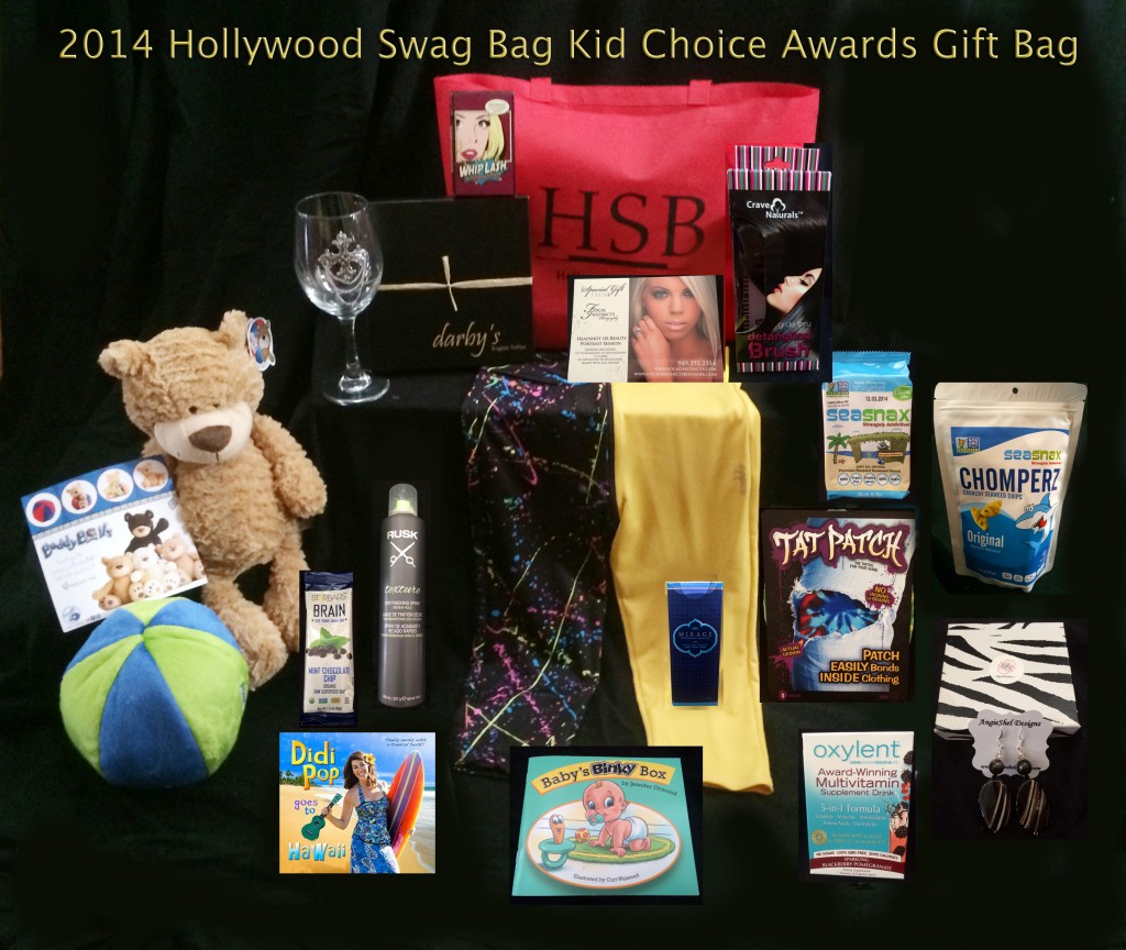 2014 Hollywood Swag Bag Kids Choice Awards Gift Bag